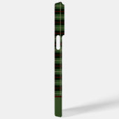 Monogram Initiaal Rood Groen Zwart Schotse Ruit Case-Mate iPhone Case (Achterkant / Rechts)