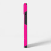 Monogram Initiaal Roze iPhone Hoesje (Linkerkant)