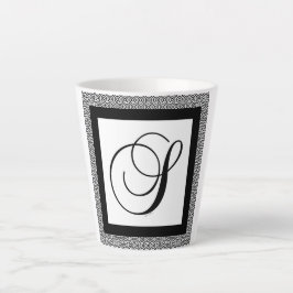 MONOGRAM INITIAAL S LATTE MOK