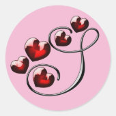 monogram initiaal S stickers (Voorkant)