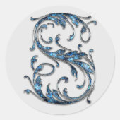 monogram initiaal S stickers