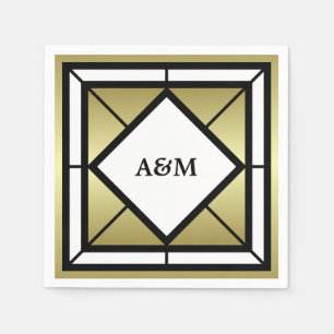 Monogram Initiaal Servet