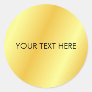 Monogram Initiaal Sjabloon Voeg Uw Tekst Naam Toe Ronde Sticker