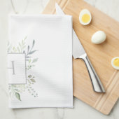 Monogram Initiaal Theedoek (Quarter Fold)