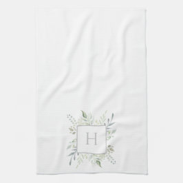Monogram Initiaal Theedoek