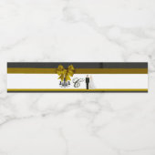 Monogram Initiaal Water Etiket Flacon (Enkel label)