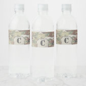Monogram Initiaal Water Etiket Fles Leger OCP Camo (Flessen)