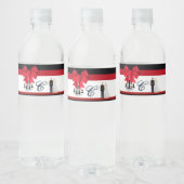 Monogram Initiaal Water Etiket op flesje Marine Br (Flessen)