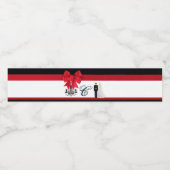 Monogram Initiaal Water Etiket op flesje Marine Br (Enkel label)