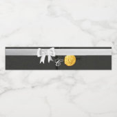 Monogram Initiaal Waterfles Etiket Legerjurk Gre (Enkel label)