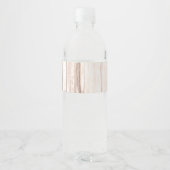 Monogram Initiaal Waterfles Label Boots Land Etiket (Achterkant)