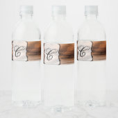 Monogram Initiaal Waterflesetiket Cowboylaarzen B Waterfles Etiket (Flessen)