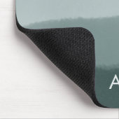 Monogram Initiaal Waterverf Limed Spruce Ombre Muismat (Hoek)