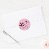 monogram initiaal X sticker (Envelop)