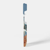 Monogram Initial Photograph Modern iPhone Hoesje (Linkerkant)