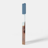 Monogram Initial Photograph Modern iPhone Hoesje (Rechterkant)