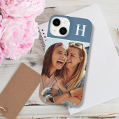Monogram Initial Photograph Modern iPhone Hoesje