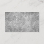 Monogram Initial R Hydrangea Flowers Visitekaartje (Achterkant)