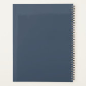 Monogram Initialen Business Planner Script Naam (Achterkant)