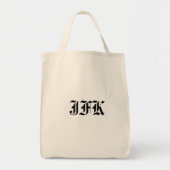 Monogram Initialen Canvas tas (Voorkant)