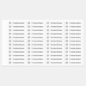 Monogram initialen en textiel kledingetiketten labels (Vel)