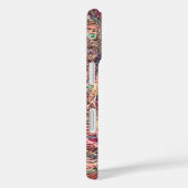 Monogram initialen kleurrijke abstracte patroongir Case-Mate iPhone case (Achterkant / Rechts)