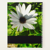 MONOGRAM INITIALEN NAAM WITTE KLEINE BLOEM FOTO PLANNER (Achterkant)
