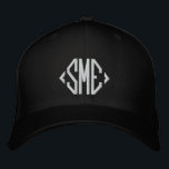 Monogram Initialen op maat gepersonaliseerd Geborduurde Pet<br><div class="desc">Monogram Monogrammed Initialen Custom Gepersonaliseerde Geborduurde Honkbal Pet beschikt over de eenvoudige moderne geborduurde monogram van uw initialen. Perfect als cadeau voor familie en vrienden voor verjaardag,  kerst,  Vaderdag,  Moederdag,  bruiloften en meer. Creëer door Evco Studio www.zazzle.com/store/evcostudio</div>