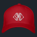 Monogram Initialen op maat gepersonaliseerd Geborduurde Pet<br><div class="desc">Monogram Monogrammed Initialen Custom Gepersonaliseerde Geborduurde Honkbal Pet beschikt over de eenvoudige moderne geborduurde monogram van uw initialen. Perfect als cadeau voor familie en vrienden voor verjaardag,  kerst,  Vaderdag,  Moederdag,  bruiloften en meer. Creëer door Evco Studio www.zazzle.com/store/evcostudio</div>