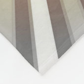 Monogram Initialen op Starburst Stripes Geel Geel Fleece Deken (Hoek)