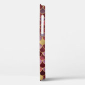 Monogram Initialen Paarse gouden zeemeerminnen Case-Mate iPhone Case (Achterkant / Links)