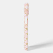 Monogram Initialen Roze Blush Gold Mermaid Scales Case-Mate iPhone Case (Achterkant / Rechts)