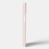 Monogram Initialen Roze Grijs Zilveren Bloei Case-Mate iPhone Case (Achterkant / Rechts)