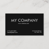 Monogram Initialen Visitekaartje (Achterkant)