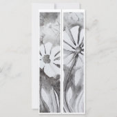 Monogram Initialen Whimsical Twee Bladwijzer (Achterkant)