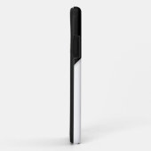 Monogram initialen Zwart-wit retro Case-Mate iPhone Case (Achterkant/rechts)