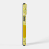 MONOGRAM INITIËLE G GELE BLOEMETJES iPhone 15 CASE (Rechterkant)