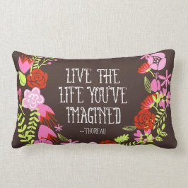 Monogram Inspiratie Levend Leven Verondersteld Cit Kussen