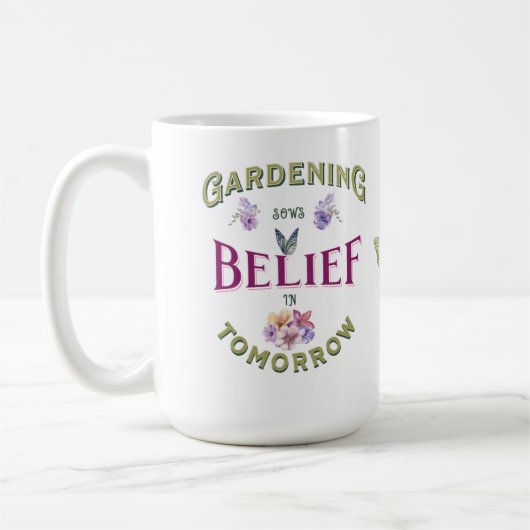 Monogram  Inspirerend Tuincitaat Koffiemok (Links)