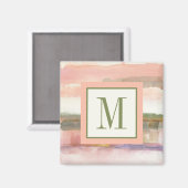 Monogram | Invloed van Lijn- en Kleurgoudgewassen Magneet (Voorkant / Achterkant)