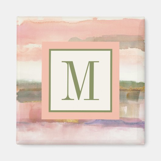 Monogram | Invloed van Lijn- en Kleurgoudgewassen Magneet (Voorkant)