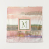 Monogram | Invloed van Lijn- en Kleurgoudgewassen Wandkleed (Voorkant (horizontaal))