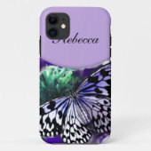 Monogram iPhone 5 Butterfly Hoesjes (Achterkant)