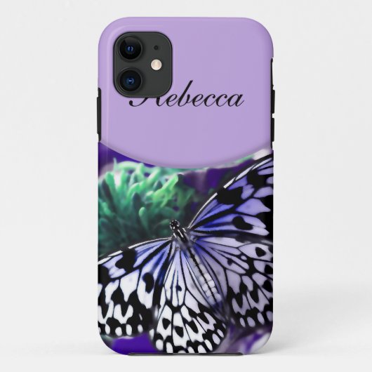 Monogram iPhone 5 Butterfly Hoesjes (Achterkant)