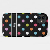 Monogram iPhone 5 Hoesje met kaarthouder (Achterkant (horizontaal))