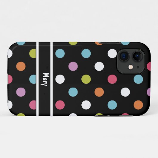 Monogram iPhone 5 Hoesje met kaarthouder (Achterkant (horizontaal))