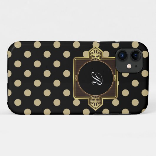 Monogram iPhone Case (Achterkant (horizontaal))