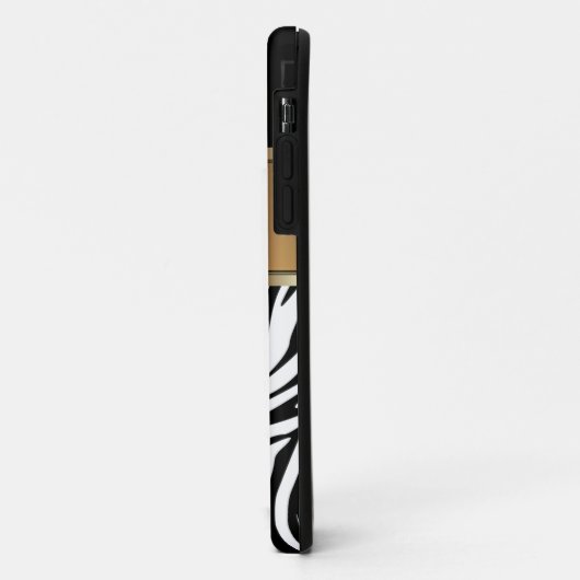 Monogram iPhone Case Zebra (Achterkant/links)