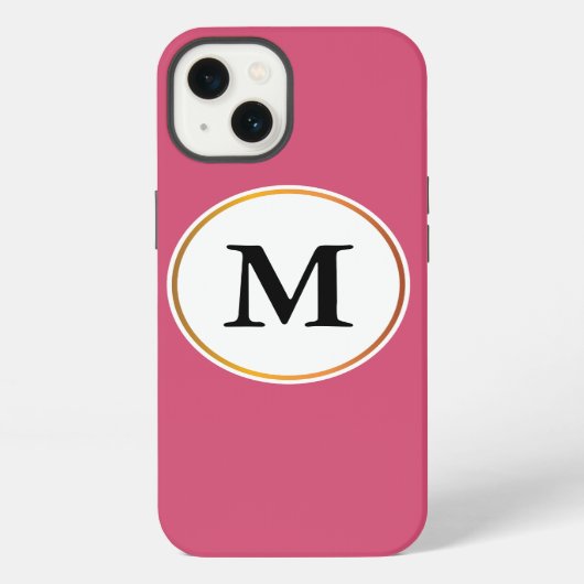 monogram iPhone hoesje (Achterkant)