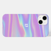 monogram iriserend meisje Abstract hedendaags Case-Mate iPhone Case (Achterkant (horizontaal))